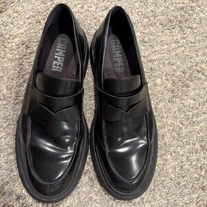 Camper Men’s Walden Chunky Loafers | Black Leather | Size 44 / 10.5